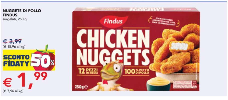 Nuggets di Pollo Findus