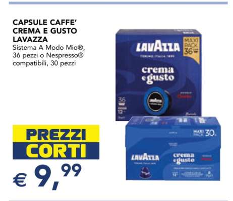 CAPSULE CAFFE’ CREMA E GUSTO LAVAZZA