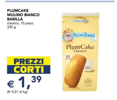 Plumcake Mulino Bianco Barilla