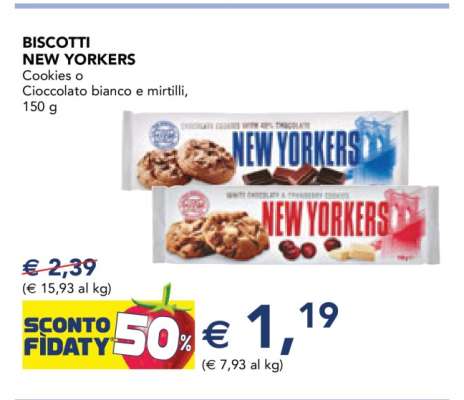 BISCOTTI NEW YORKERS