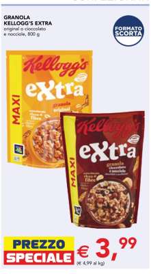 GRANOLA KELLOGG'S EXTRA