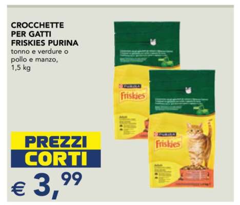 CROCCHETTE PER GATTI FRISKIES PURINA