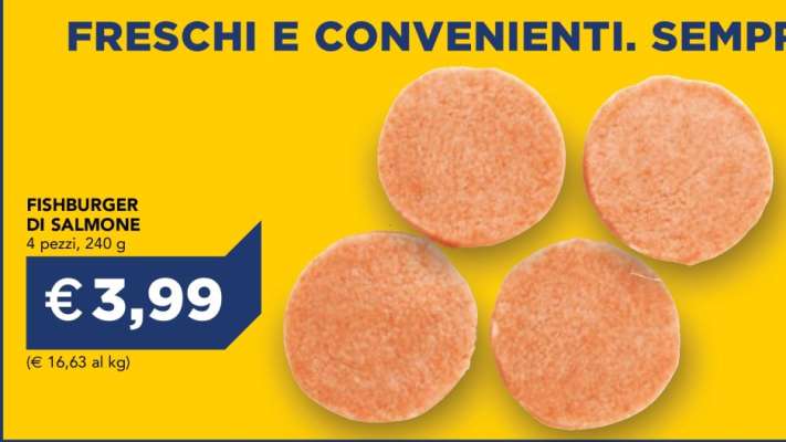 Fishburger di Salmone