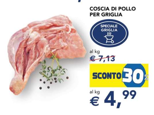 Coscia di Pollo per Griglia