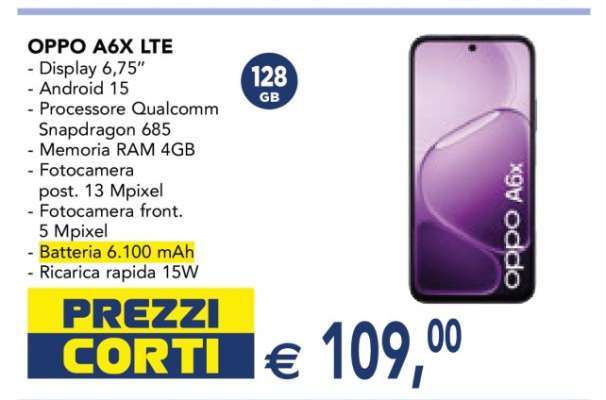 OPPO A6X LTE