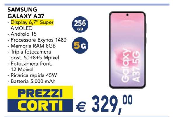SAMSUNG GALAXY A37
