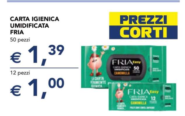 CARTA IGIENICA UMIDIFICATA FRIA 50 pezzi