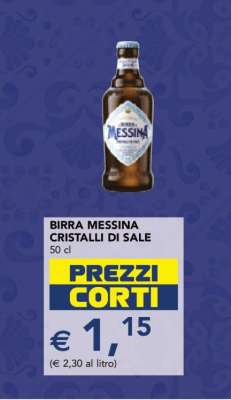 Birra Messina Cristalli di Sale