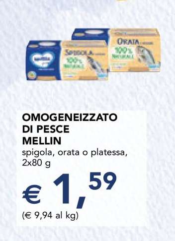 OMOGENEIZZATO DI PESCE MELLIN