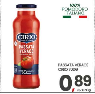 PASSATA VERACE CIRIO 700G