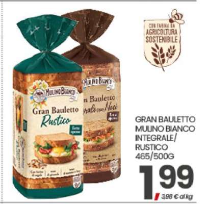GRAN BAULETTO MULINO BIANCO INTEGRALE/RUSTICO