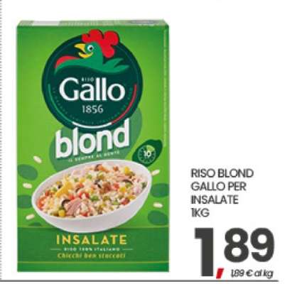 RISO BLOND GALLO PER INSALATE