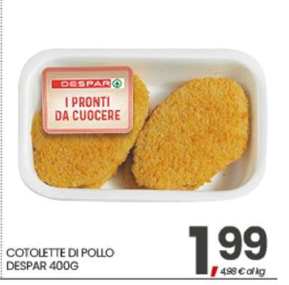 COTOLETTE DI POLLO DESPAR 400G