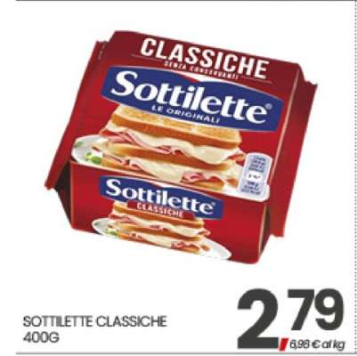 Sottilette Classiche