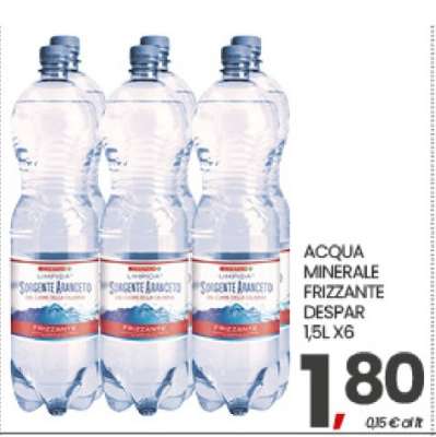ACQUA MINERALE FRIZZANTE DESPAR