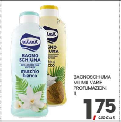 BAGNOSCHIUMA MIL MIL VARIE PROFUMAZIONI