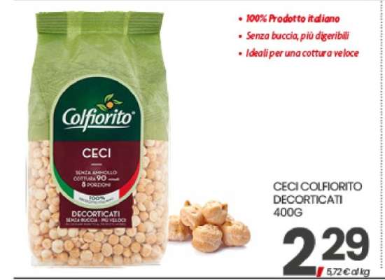 CECI COLFIORITO DÉCORTICATI 400G