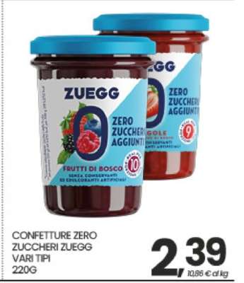 Confetture Zero Zuccheri Zuegg
