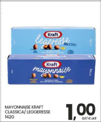 MAYONNAISE KRAFT CLASSICA/ LEGGERESSE