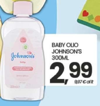 BABY OLIO JOHNSON'S 300ML