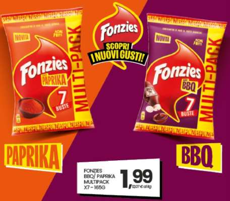 Fonzies BBQ/Paprika Multipack