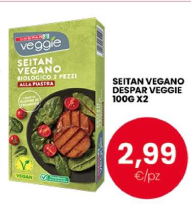 SEITAN VEGANO DESPAR VEGGIE 100G X2