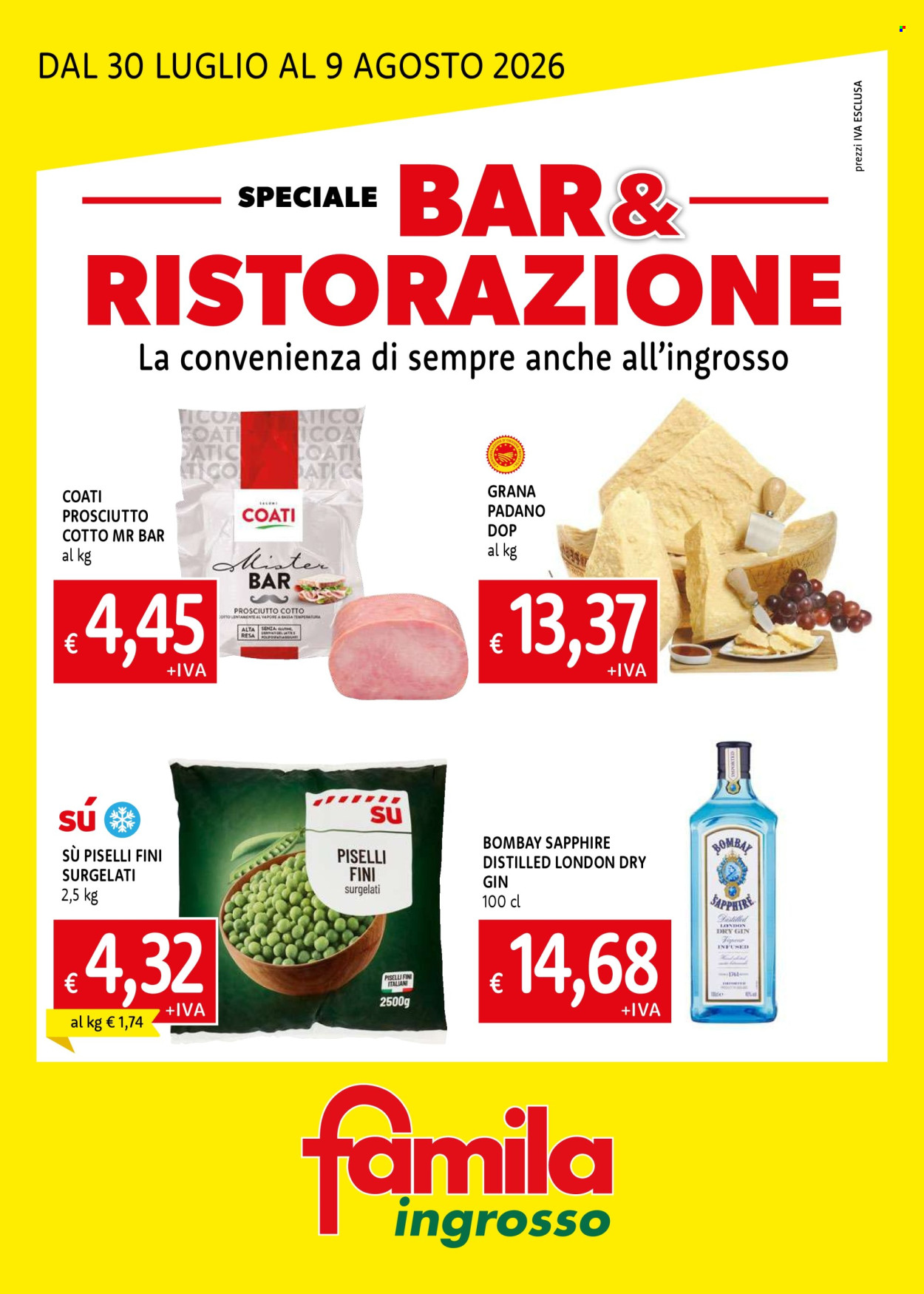 Volantino Famila - 30/7/2026 - 9/8/2026. Pagina 1