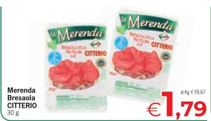Merenda Bresaola CITTERIO