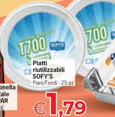 Piatti riutilizzabili SOFY'S