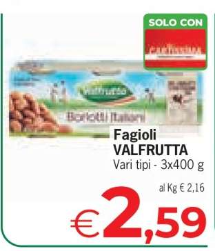 Fagioli VALFRUTTA