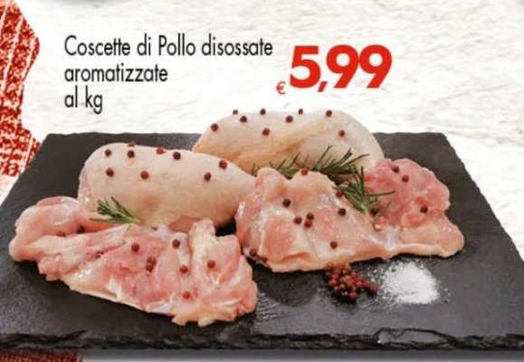 Cosce di Pollo Disossate Aromatizzate
