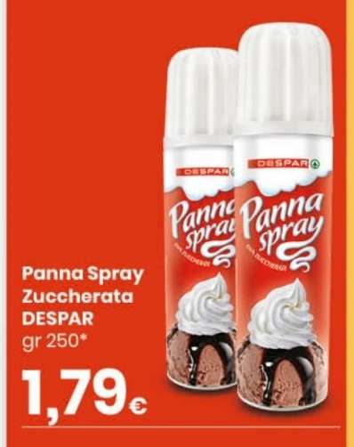 Panna Spray Zuccherata DESPAR