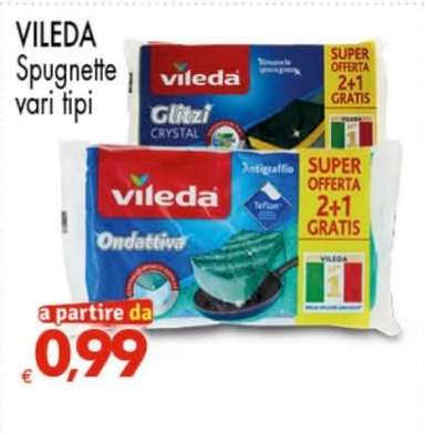 VILEDA Spugnette vari tipi