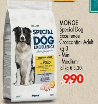MONGE Special Dog Excellence Croccantini Adult kg 3