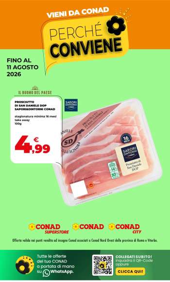 Volantino Conad - 29/7/2026 - 11/8/2026.