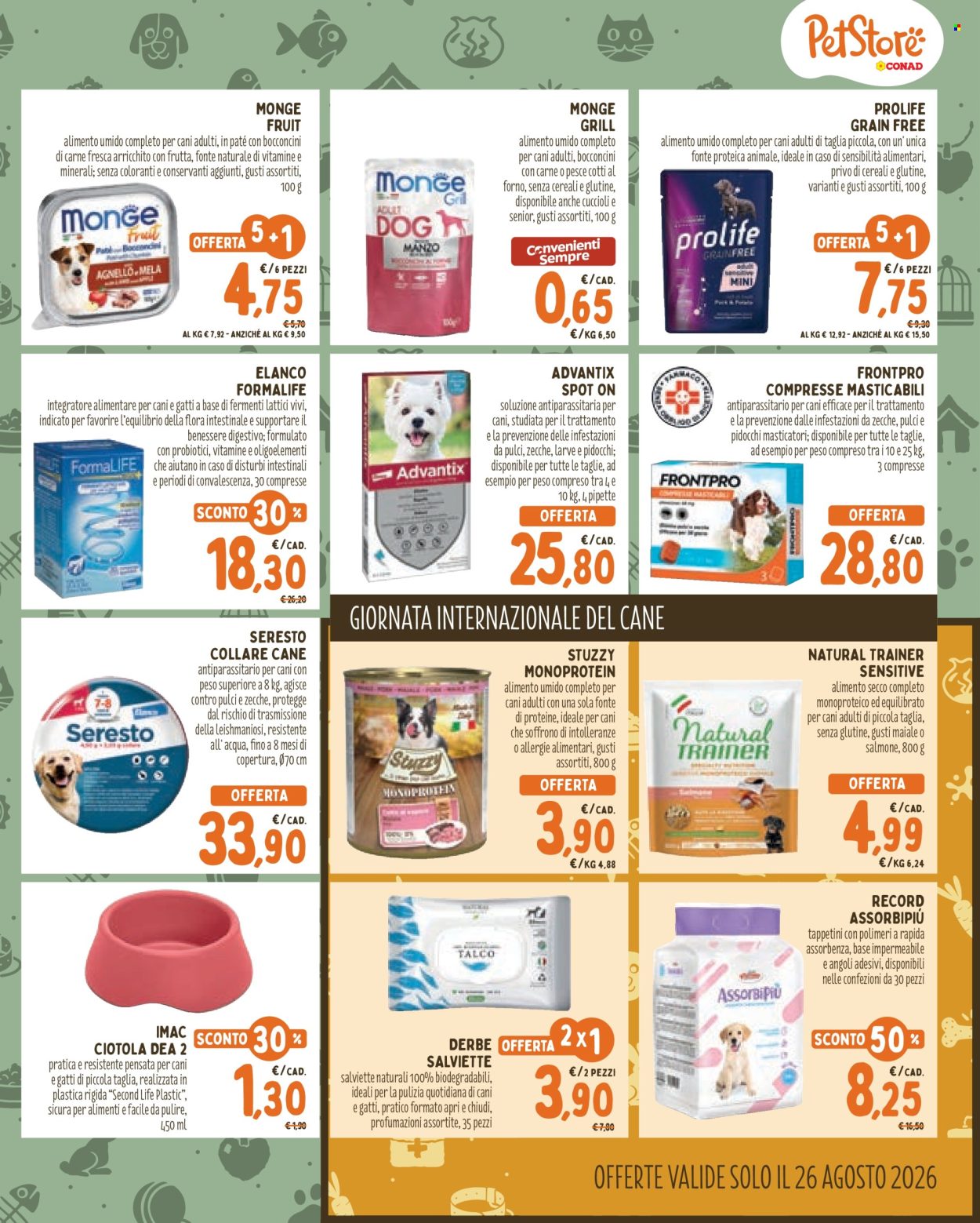Volantino Pet Store Conad - 29/7/2026 - 8/9/2026. Pagina 3
