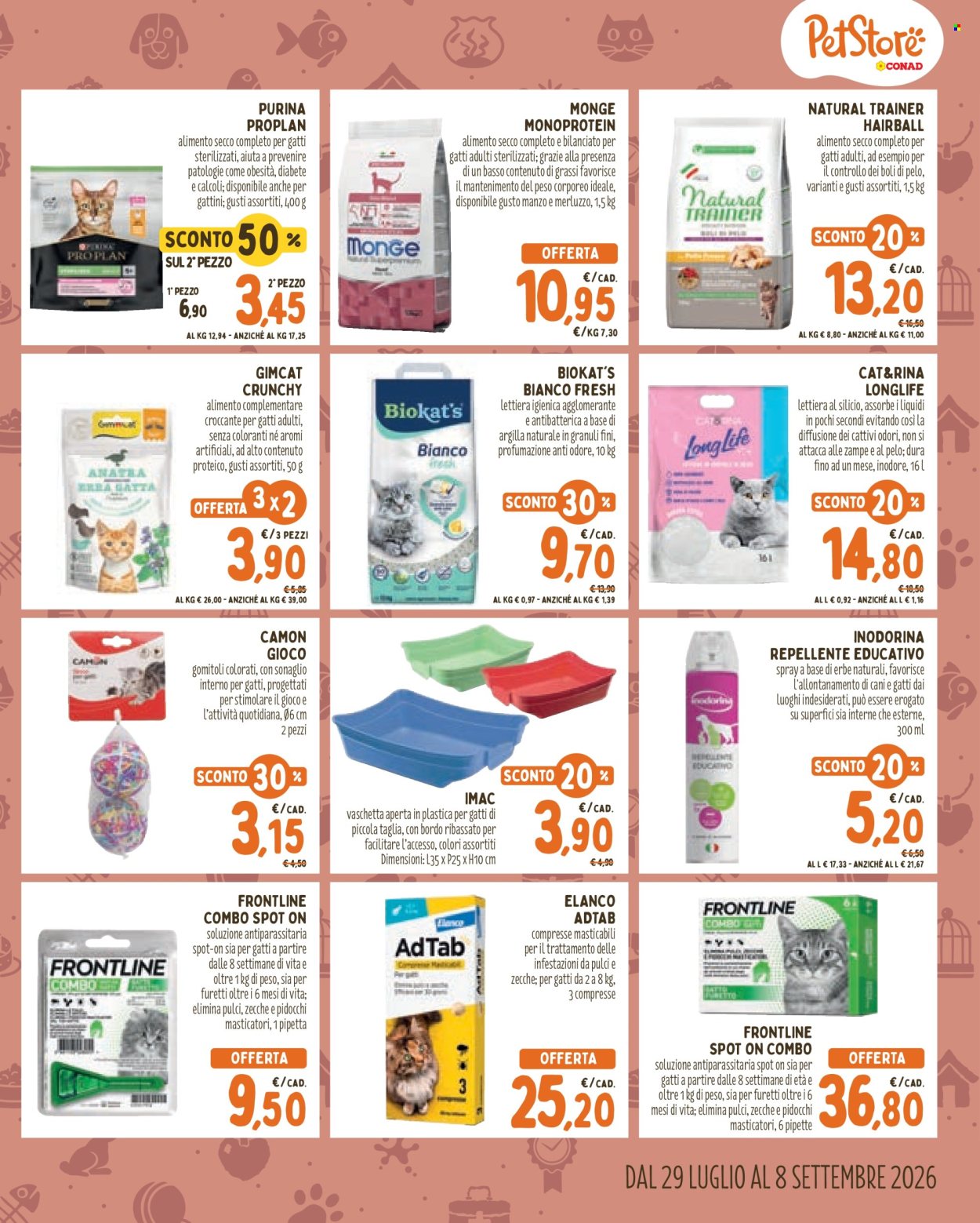 Volantino Pet Store Conad - 29/7/2026 - 8/9/2026. Pagina 5