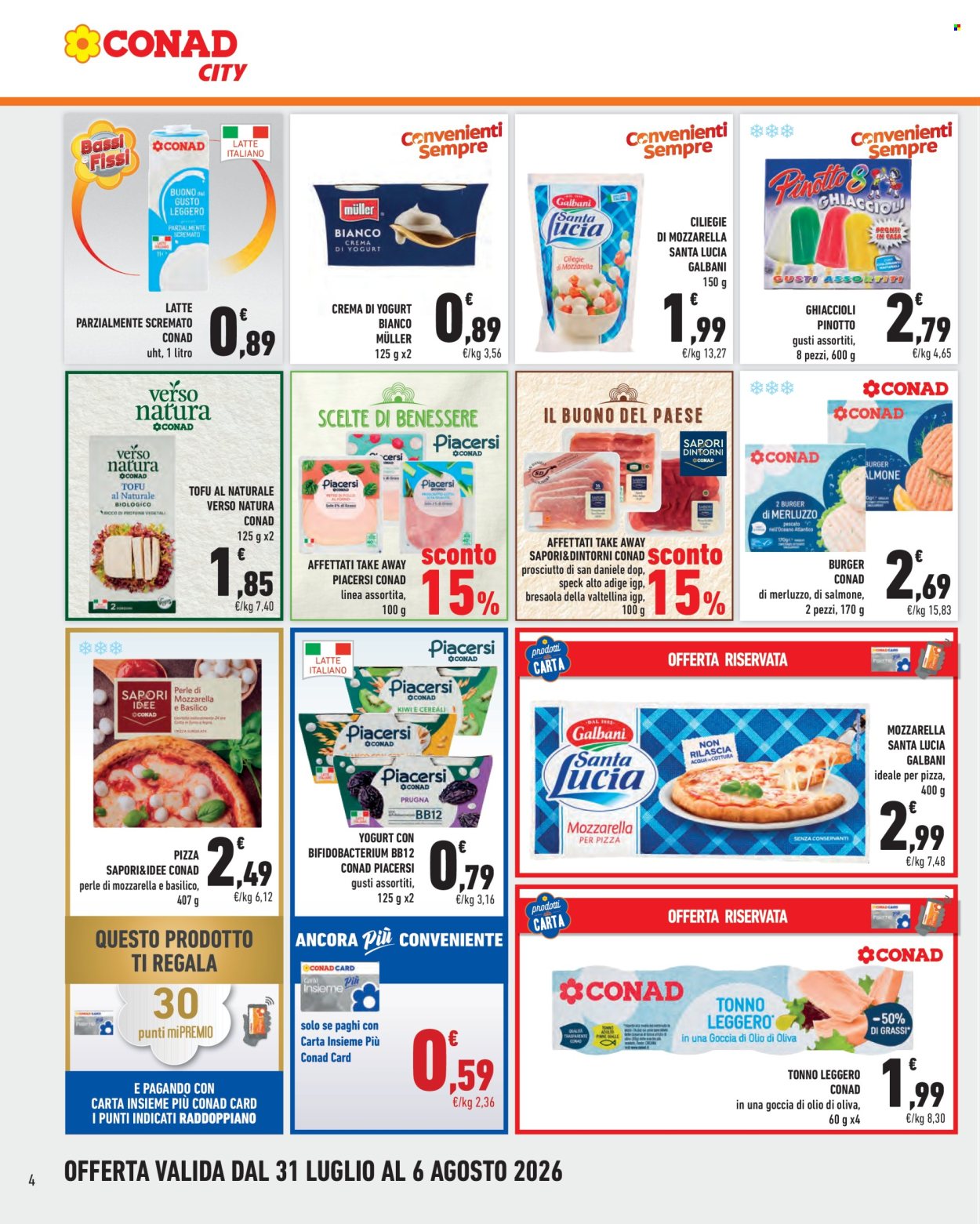 Volantino Conad - 31/7/2026 - 6/8/2026. Pagina 4