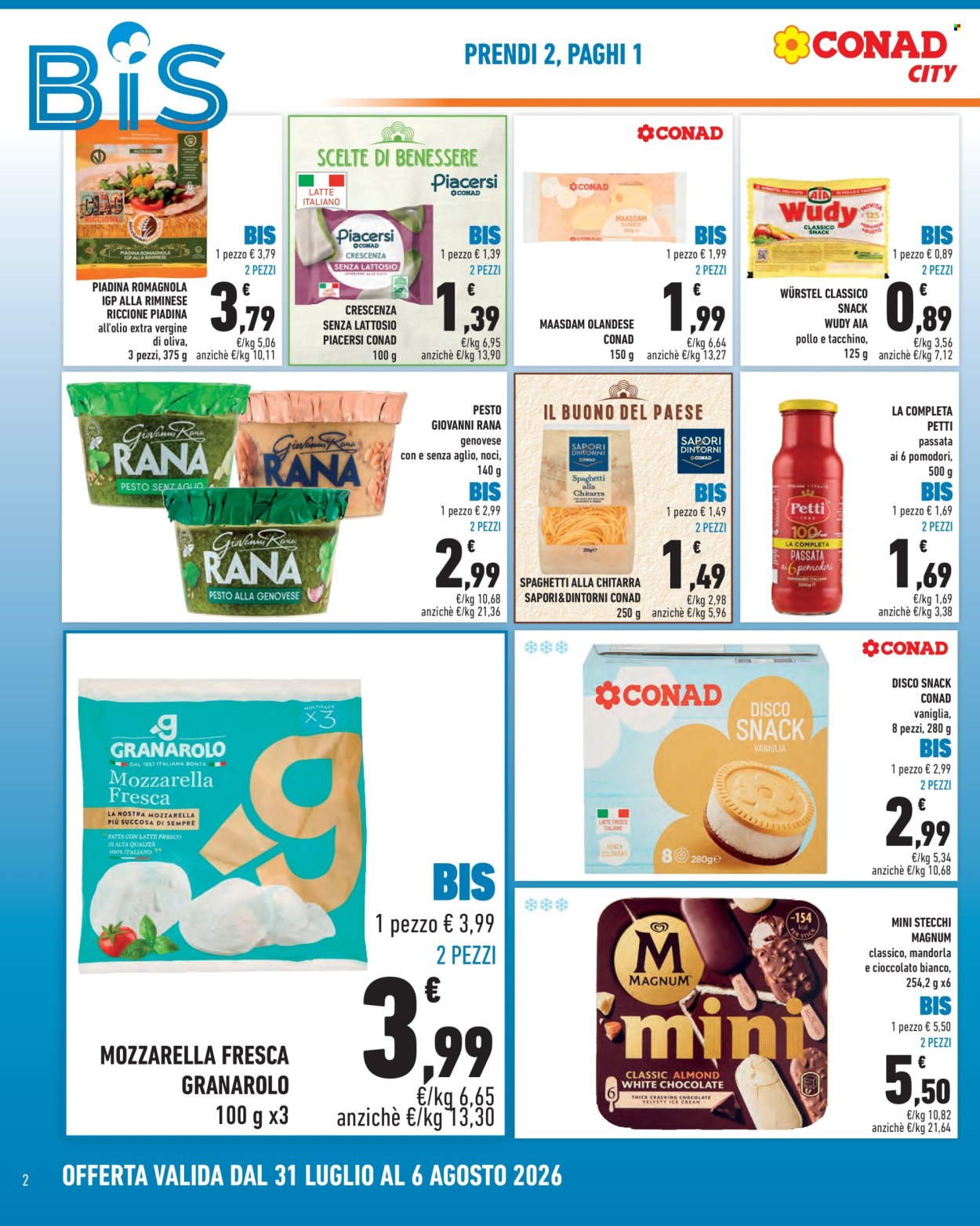 Volantino Conad - 31/7/2026 - 6/8/2026. Pagina 2