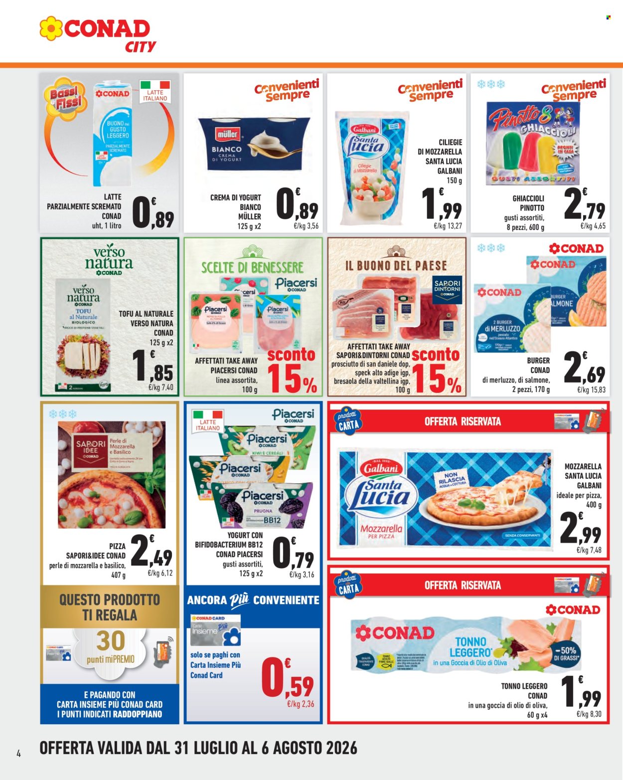 Volantino Conad - 31/7/2026 - 6/8/2026. Pagina 4