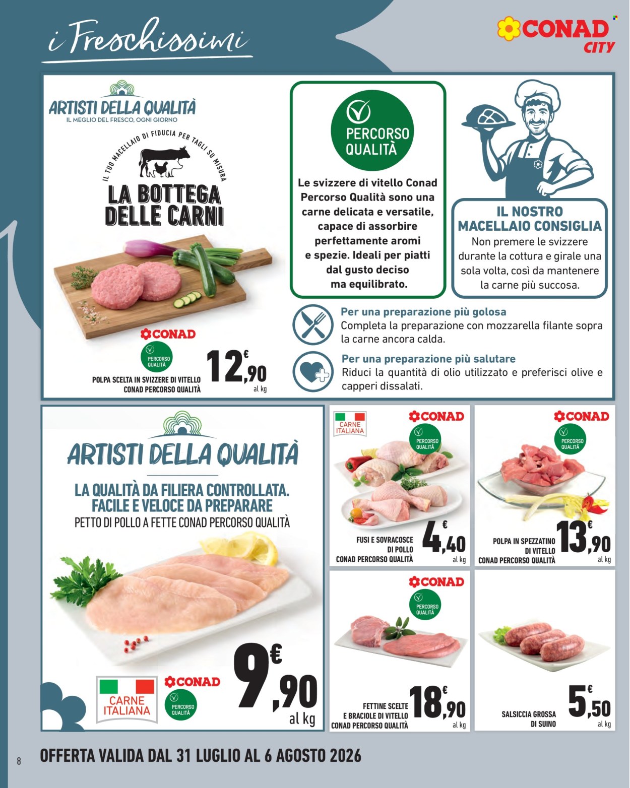Volantino Conad - 31/7/2026 - 6/8/2026. Pagina 8
