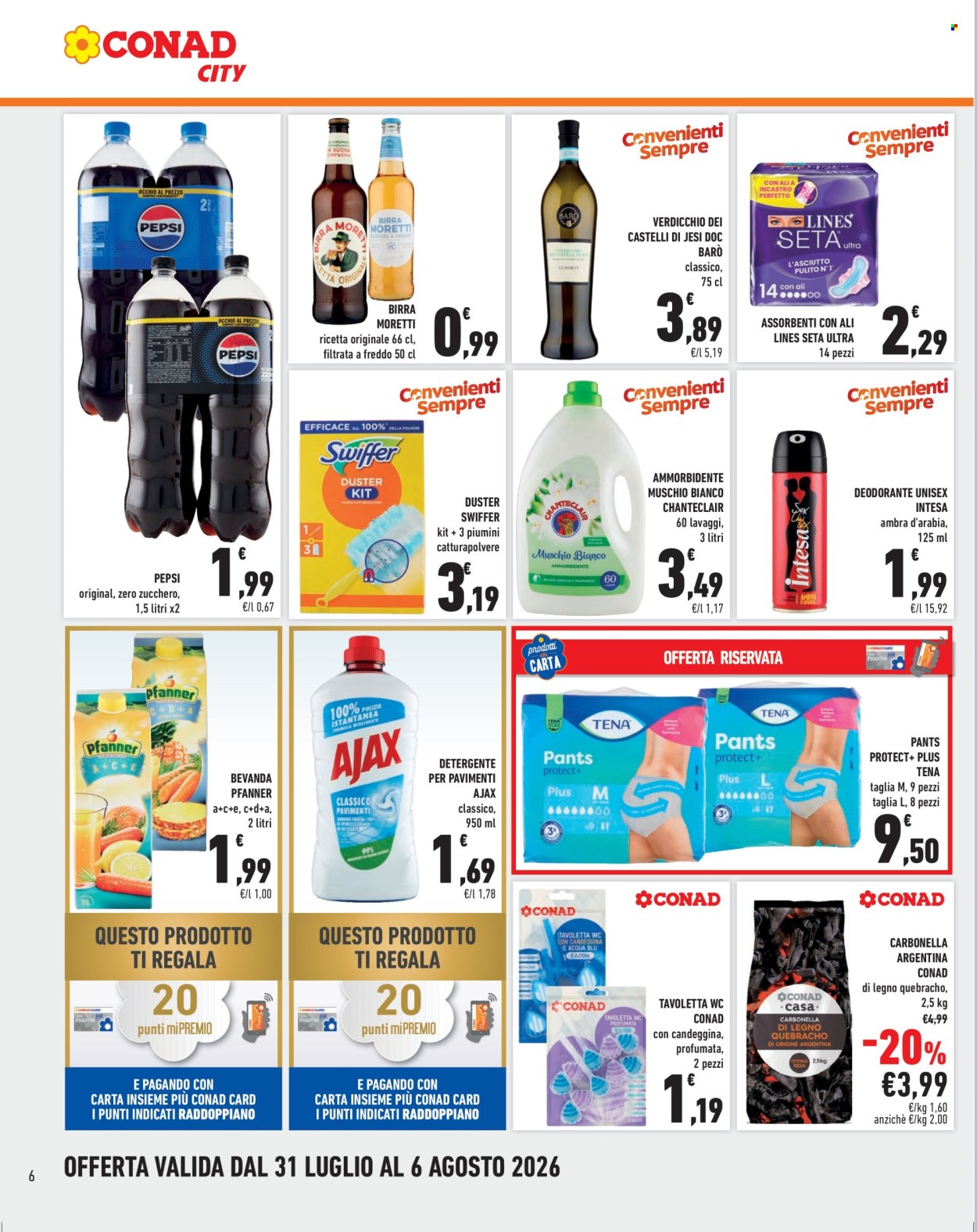 Volantino Conad City - 31/7/2026 - 6/8/2026. Pagina 6