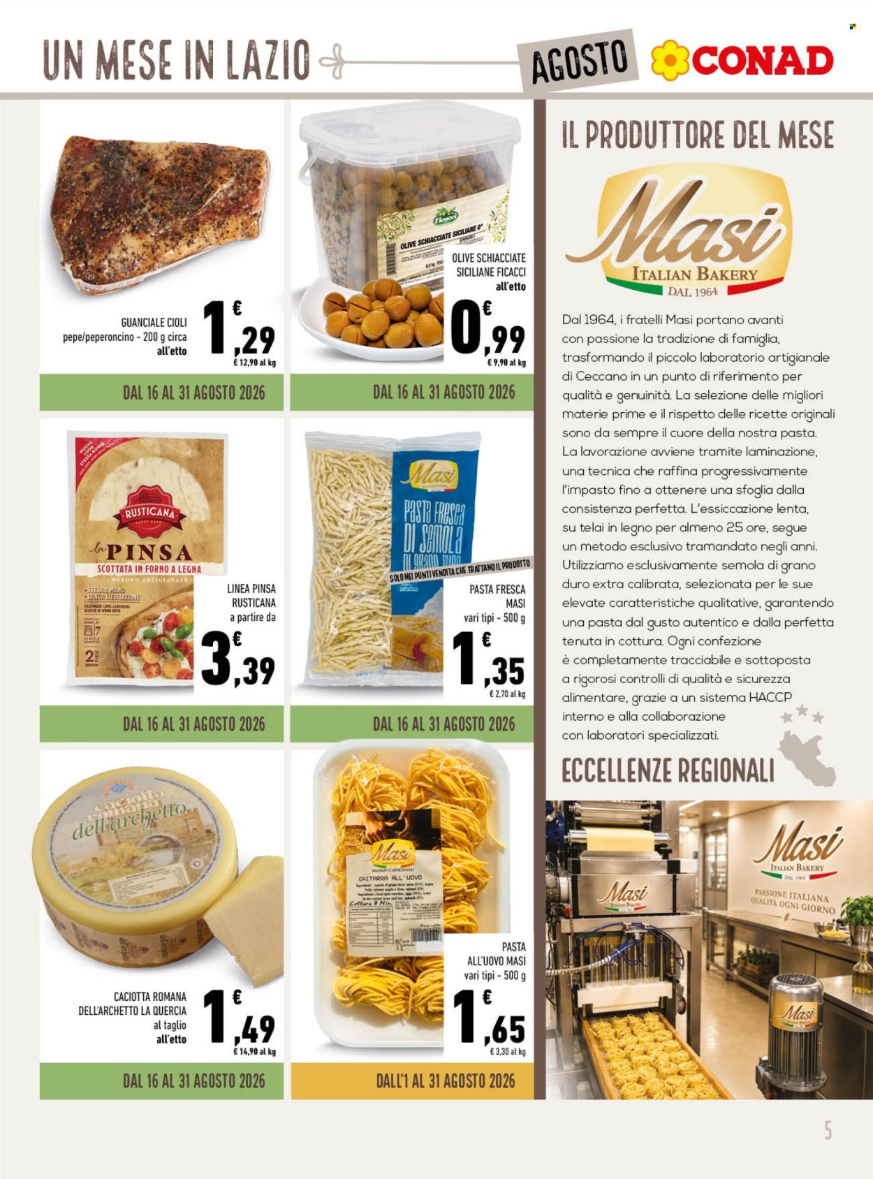 Leták Conad - 1.8.2026 - 31.8.2026. Strana 5