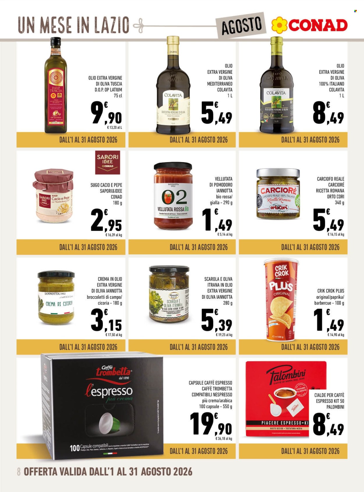Volantino Conad - 1/8/2026 - 31/8/2026. Pagina 8