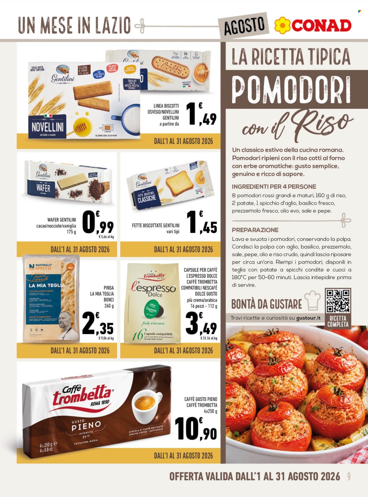 Volantino Conad - 1/8/2026 - 31/8/2026. Pagina 9