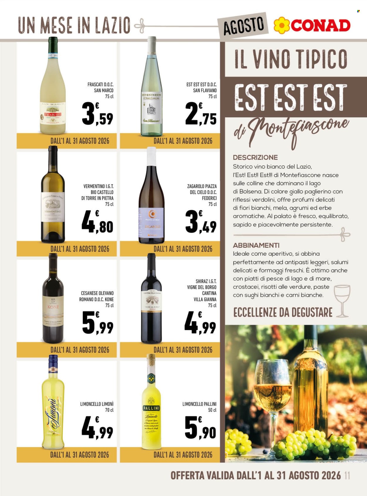 Volantino Conad - 1/8/2026 - 31/8/2026. Pagina 11