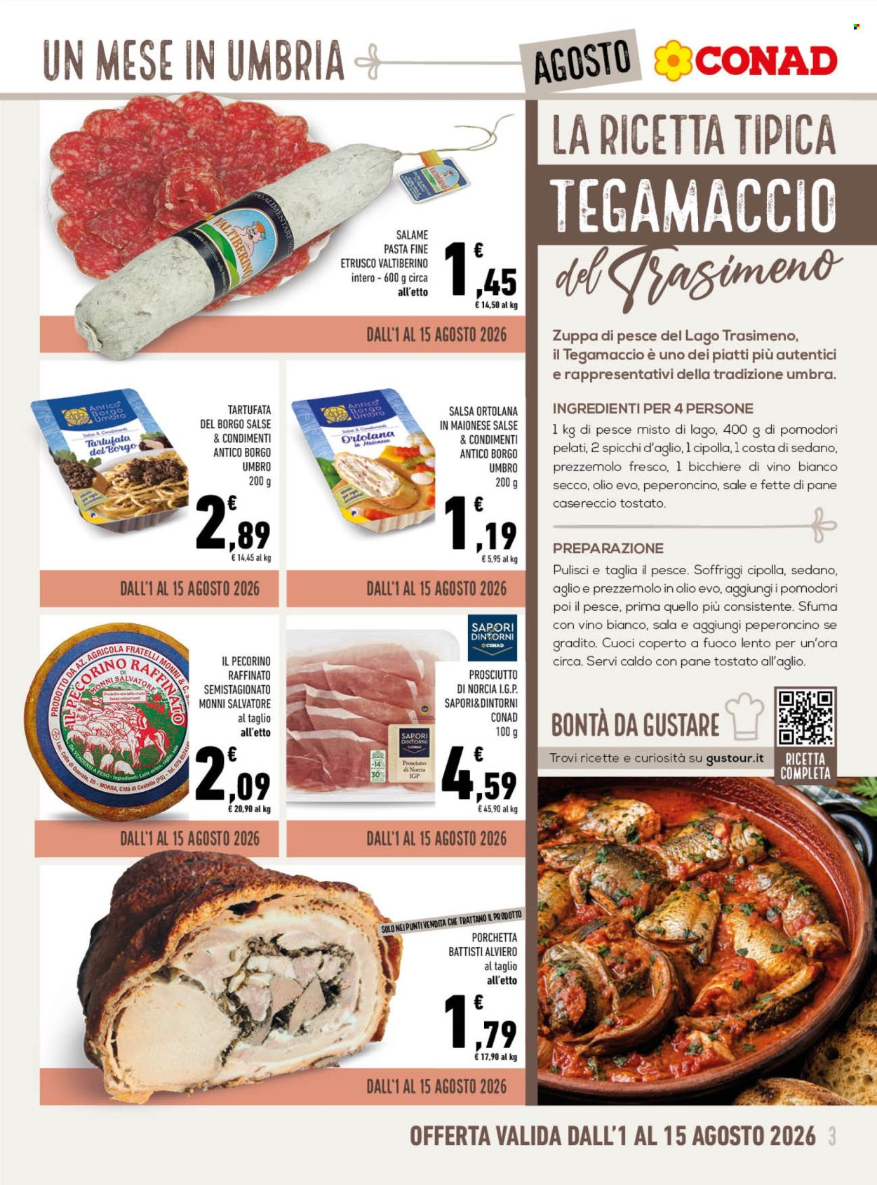 Volantino Conad - 1/8/2026 - 31/8/2026. Pagina 3