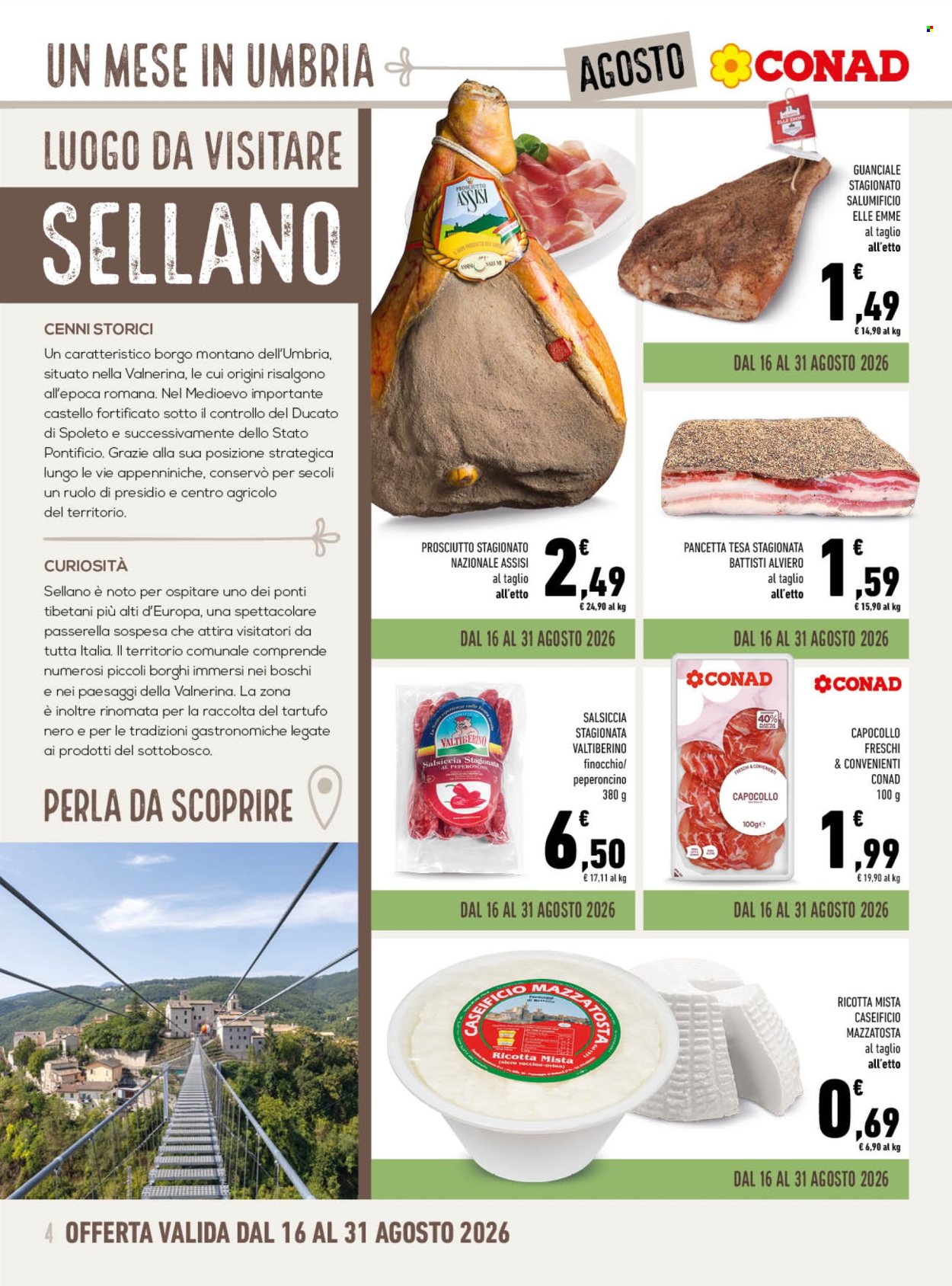 Volantino Conad - 1/8/2026 - 31/8/2026. Pagina 4
