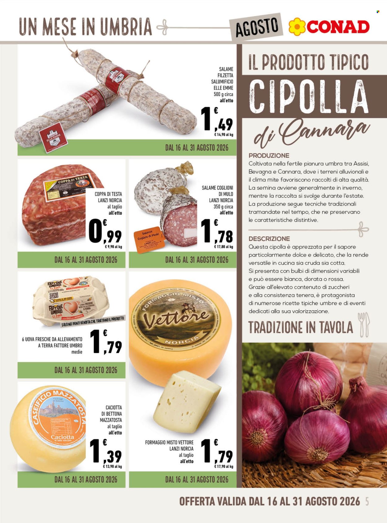 Volantino Conad - 1/8/2026 - 31/8/2026. Pagina 5