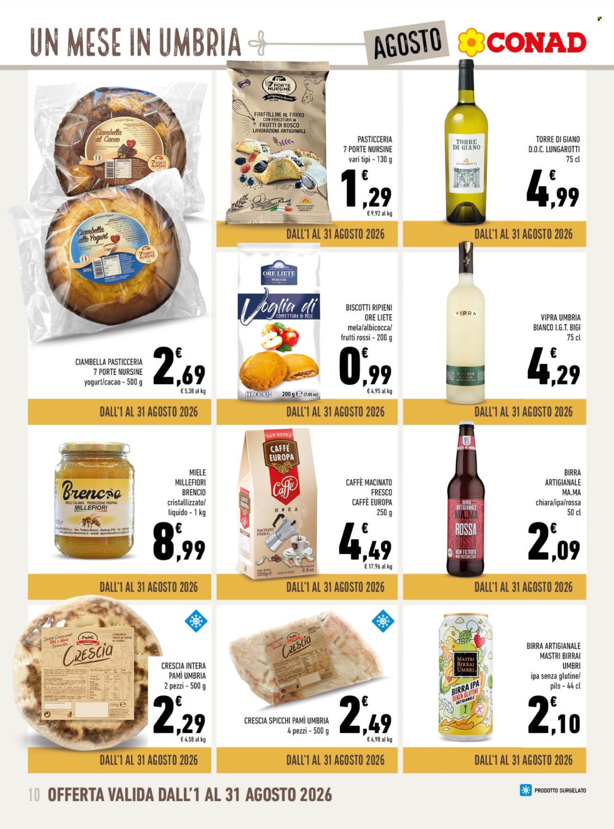 Volantino Conad - 1/8/2026 - 31/8/2026. Pagina 10